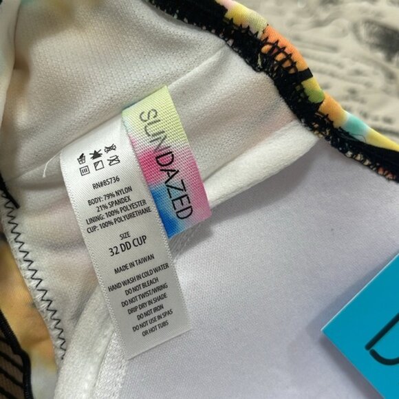 Sundazed Paradise Palm Nixie Bra - Picture 7 of 9